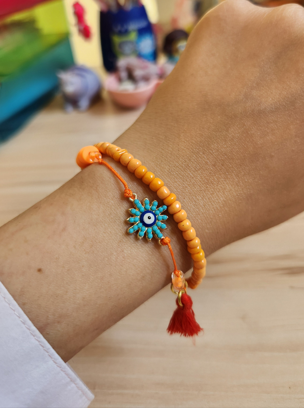 Orange Fiesta Double Bracelet