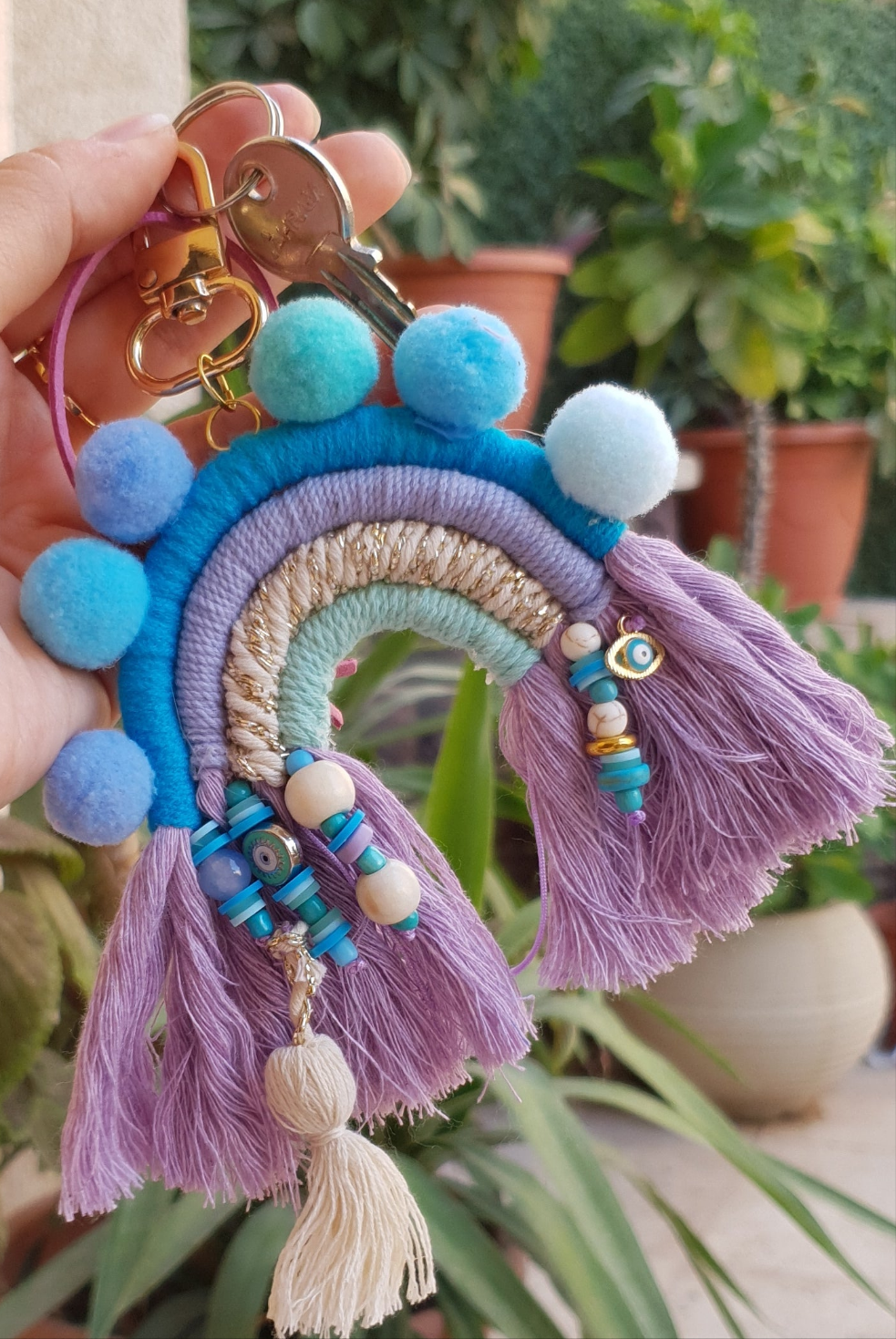 Popsy Charm - Turquize Eyes Rainbow
