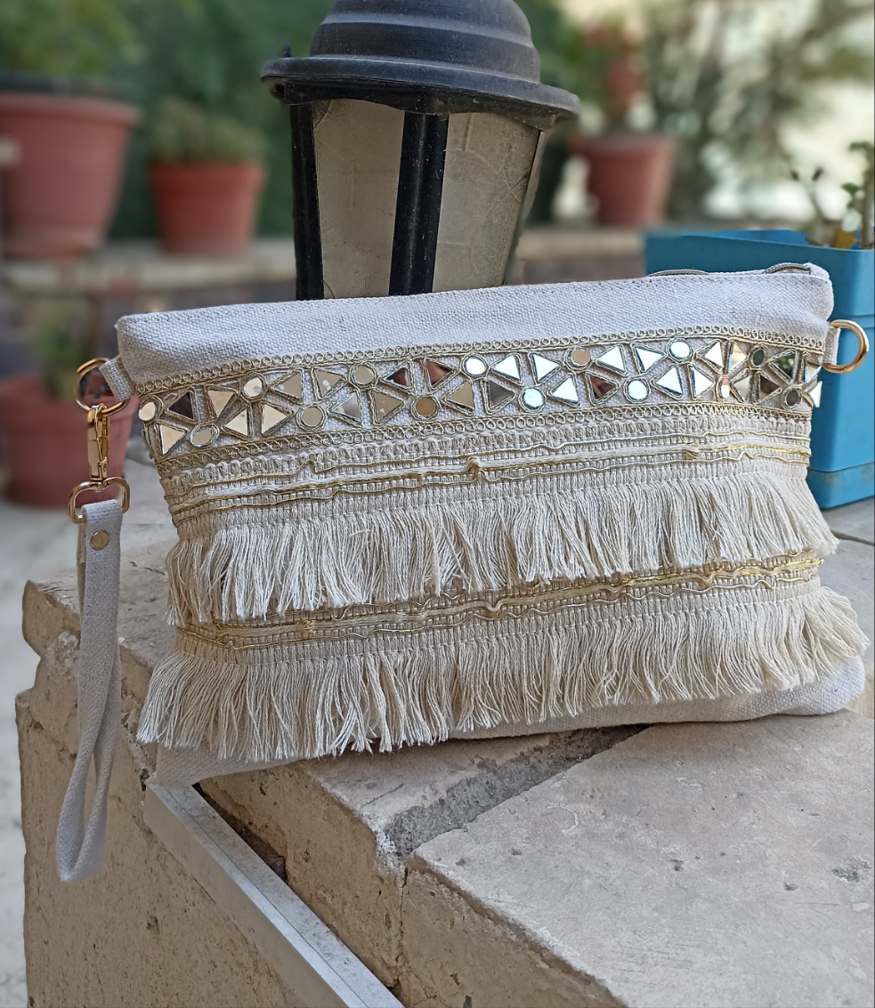 Hand clutch Golden Glow