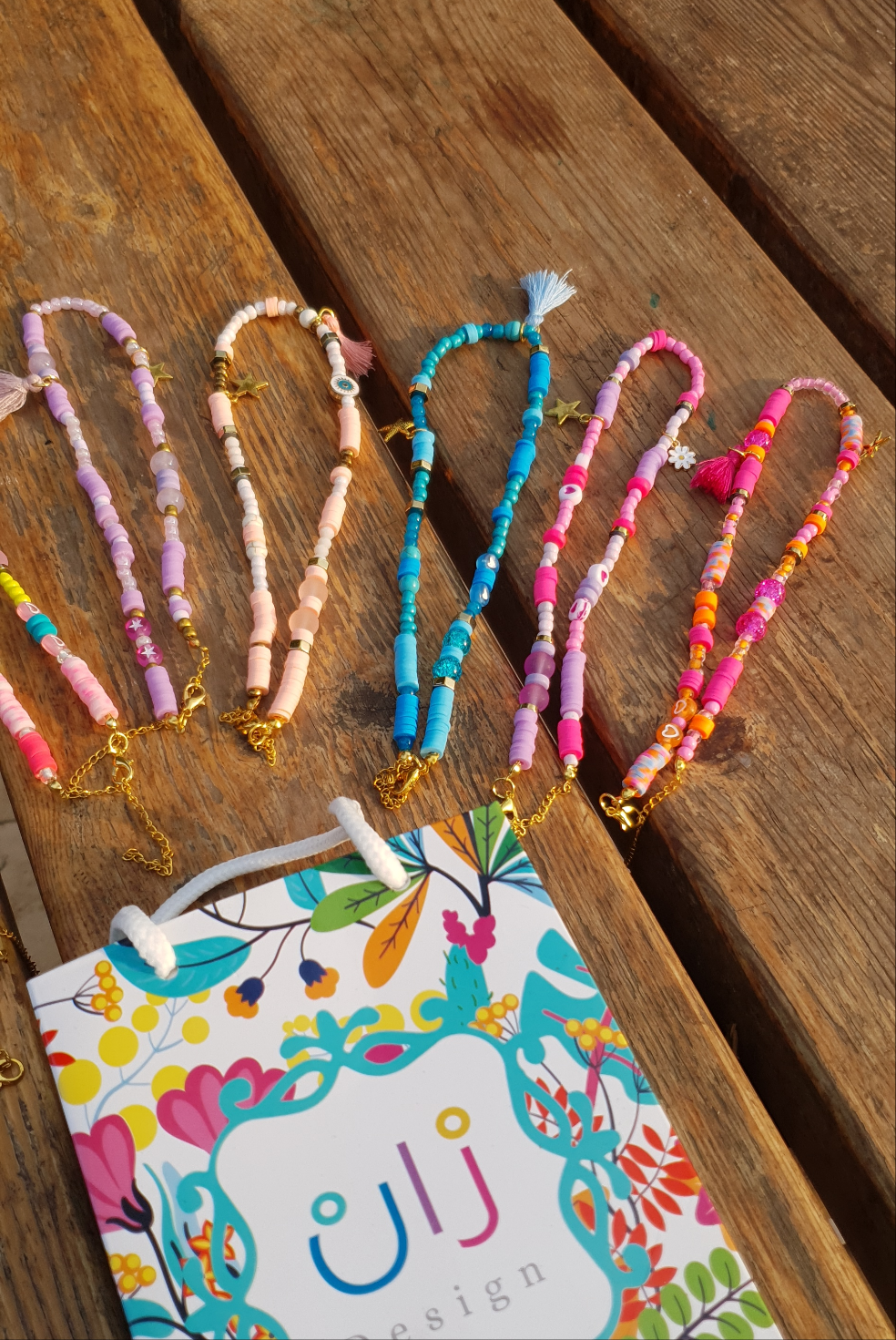 Purple Beach Short Necklace