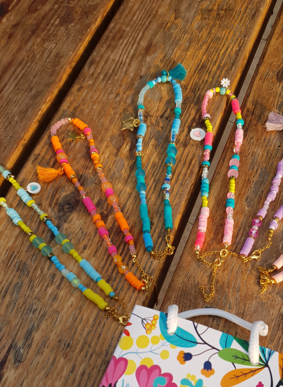 Blue Beach Short Necklace