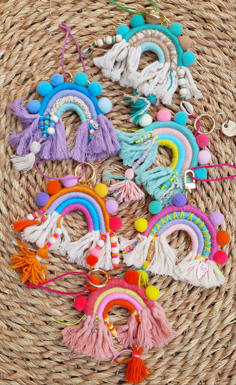 Popsy Charm - Pink Rainbow