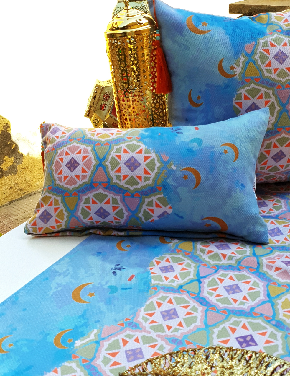 Ramadan Harmony Rectangle Cushion