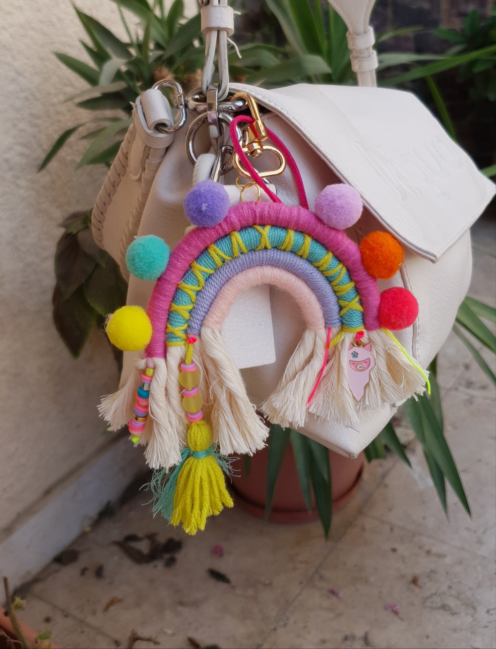 Popsy Charm - Pink Rainbow