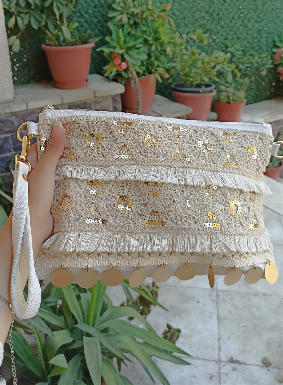 Hand clutch Sparkles