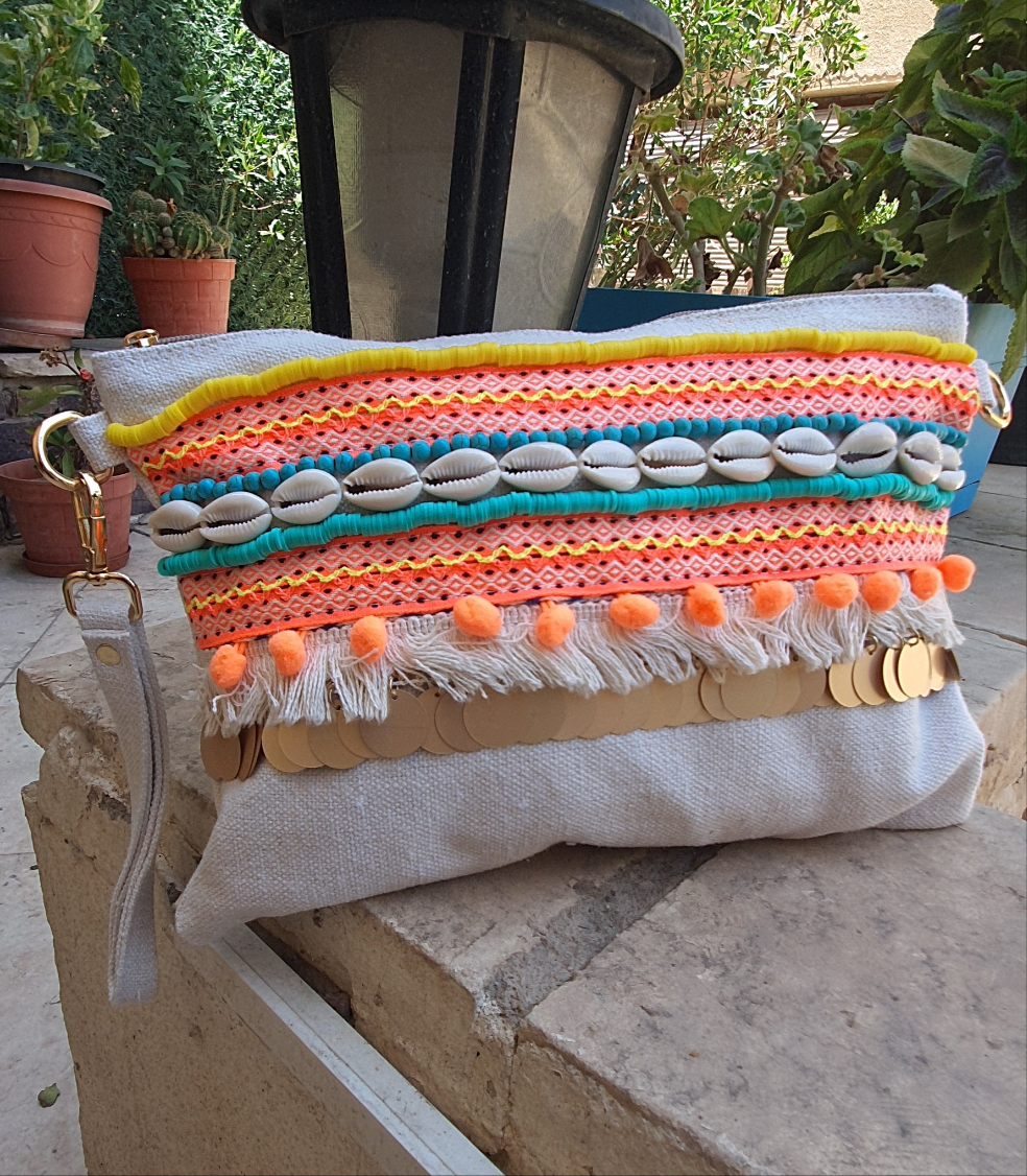 Hand clutch Sun & Sand