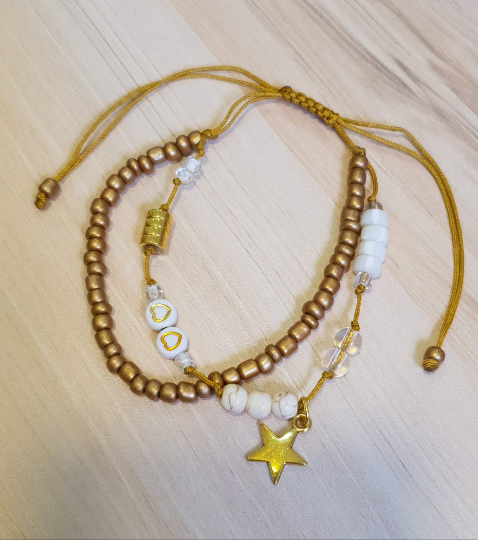 Golden Rays Double Bracelet