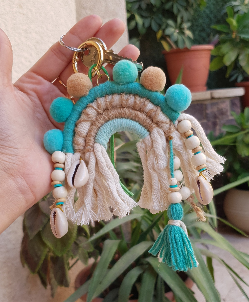 Popsy Charm - Mint Shells Rainbow