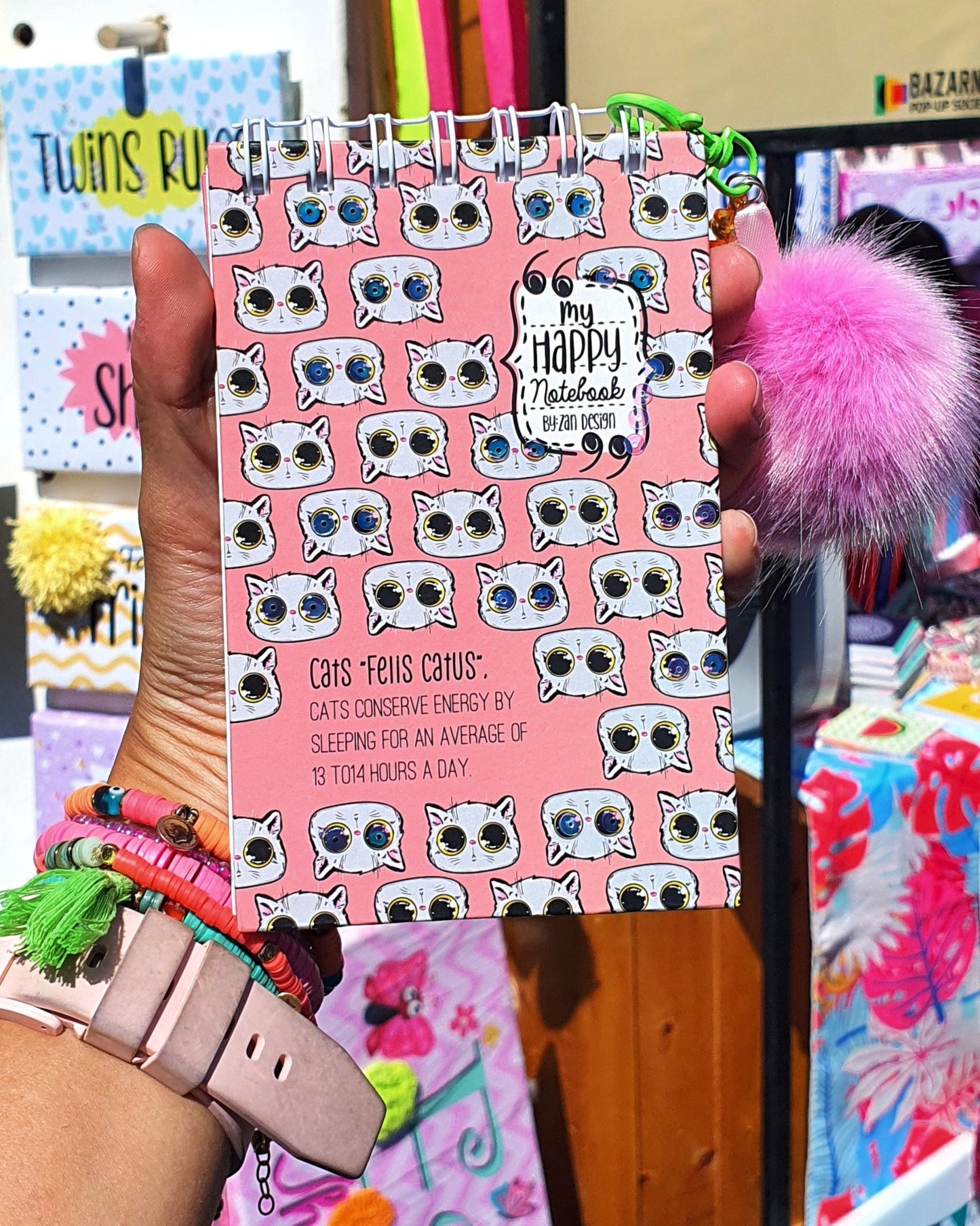 My Happy Notebook A6 - Cats