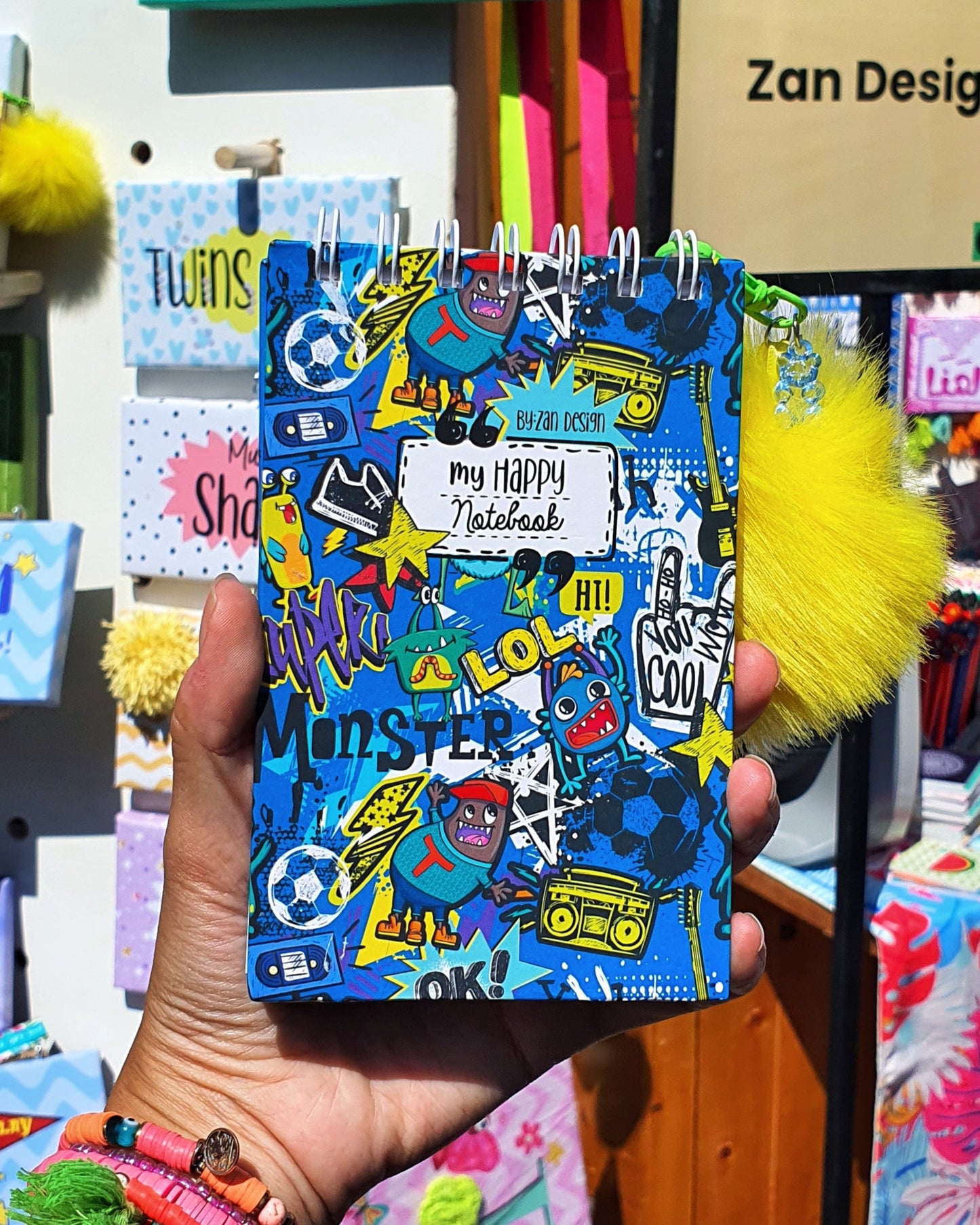 My Happy Notebook A6 - Monsters