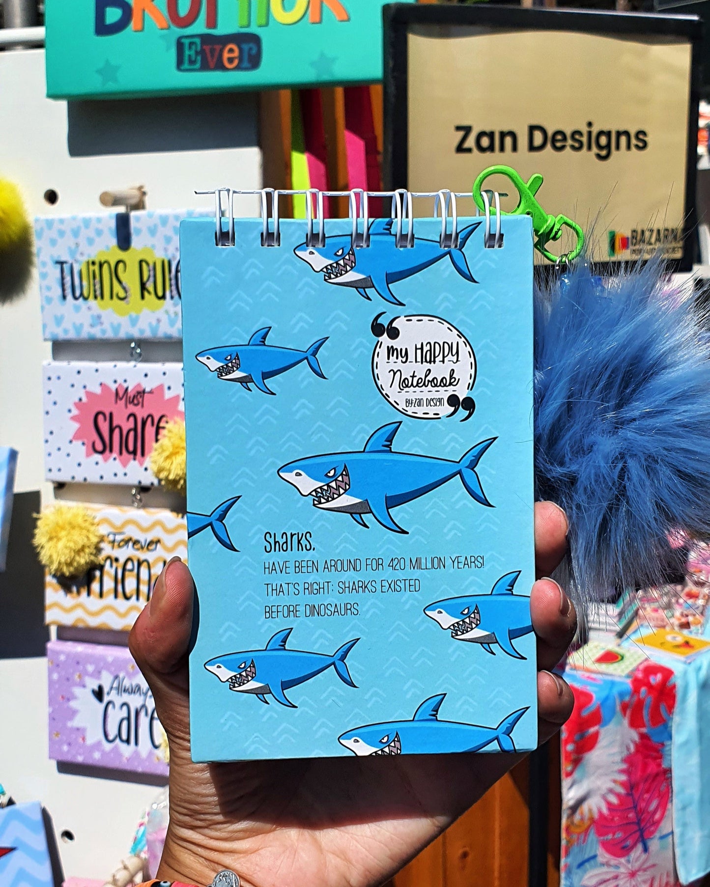 My Happy Notebook A6 - Sharks