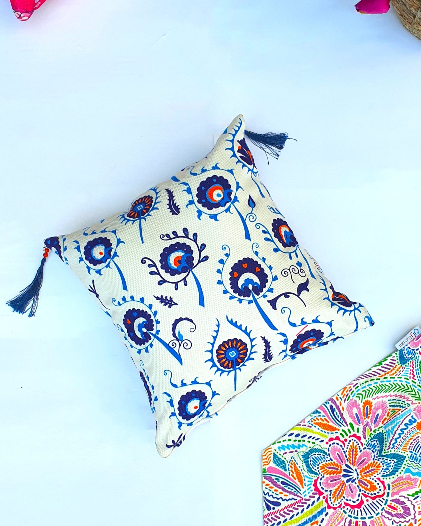 Royal Bloom Square Cushion