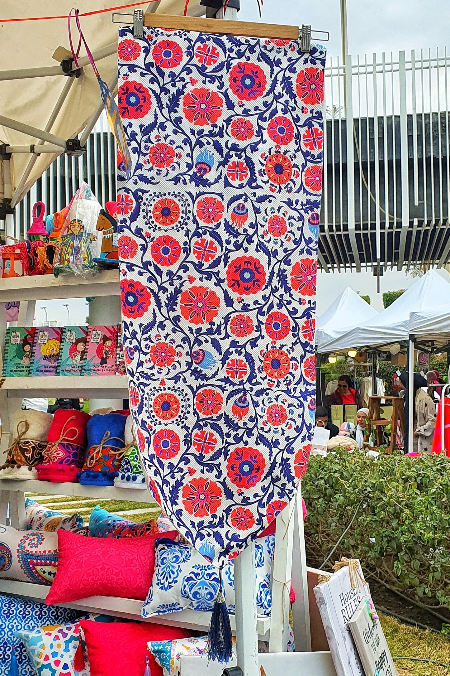 Suzani Flowers Runner