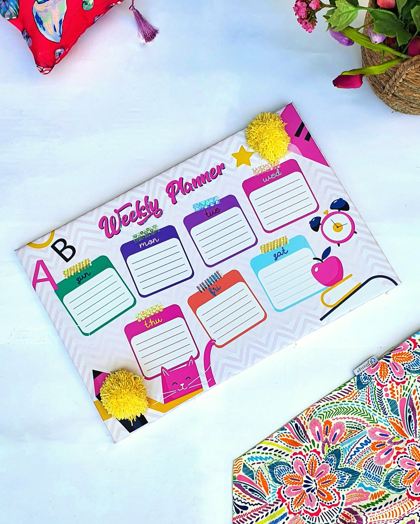 Weekly Planner - Pink Kitty