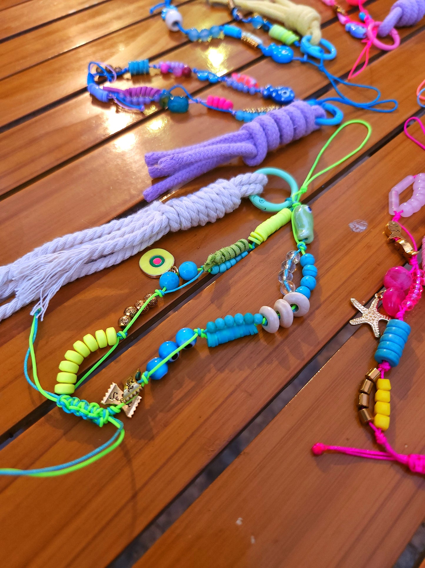 Greenie Swim Short Mobile Chain/Charm