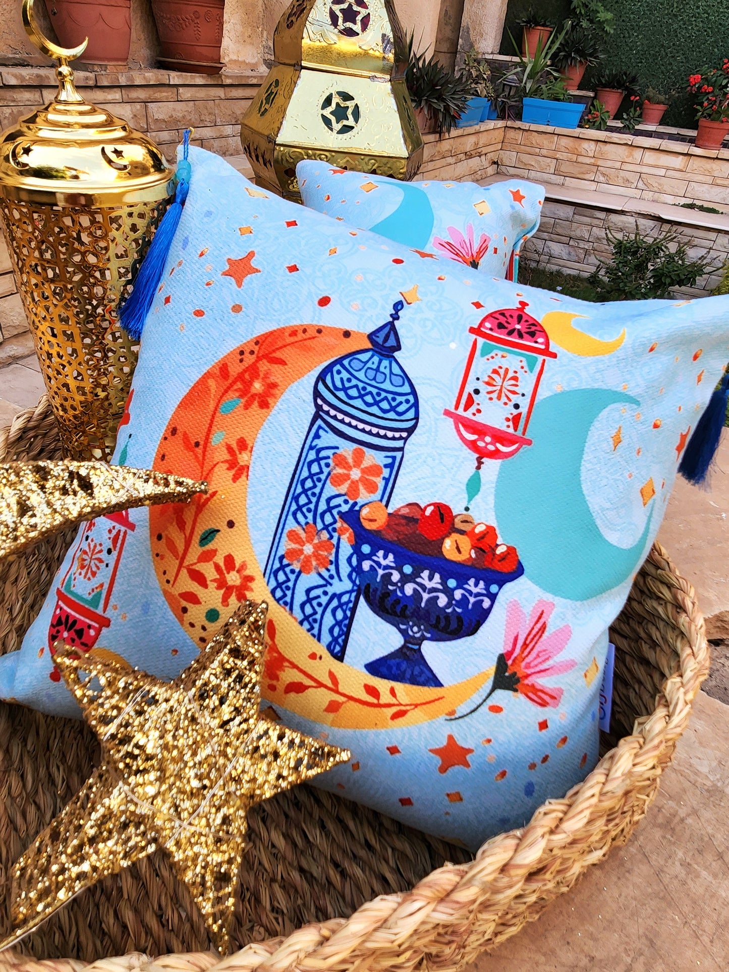 Soft Sultana Square Cushion