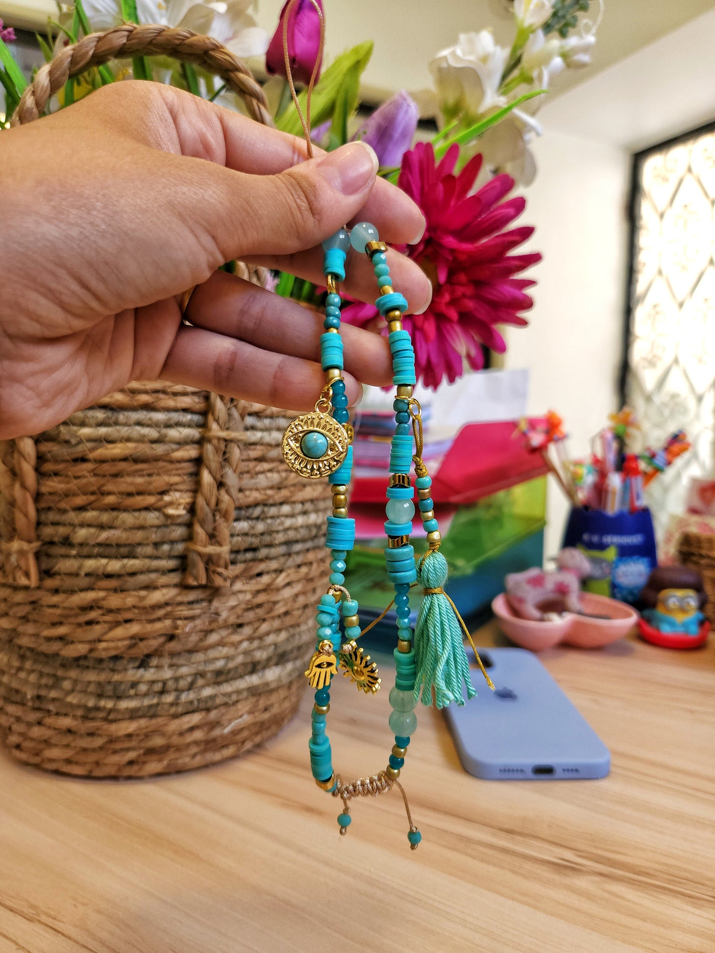 Jade Mystique Short Mobile Chain