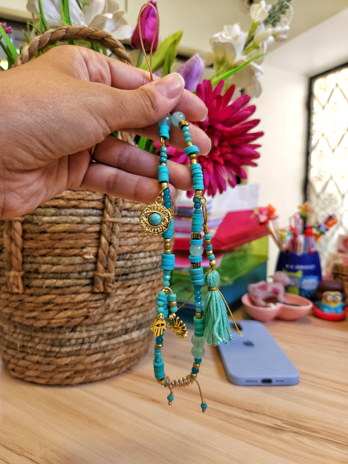 Jade Mystique Short Mobile Chain