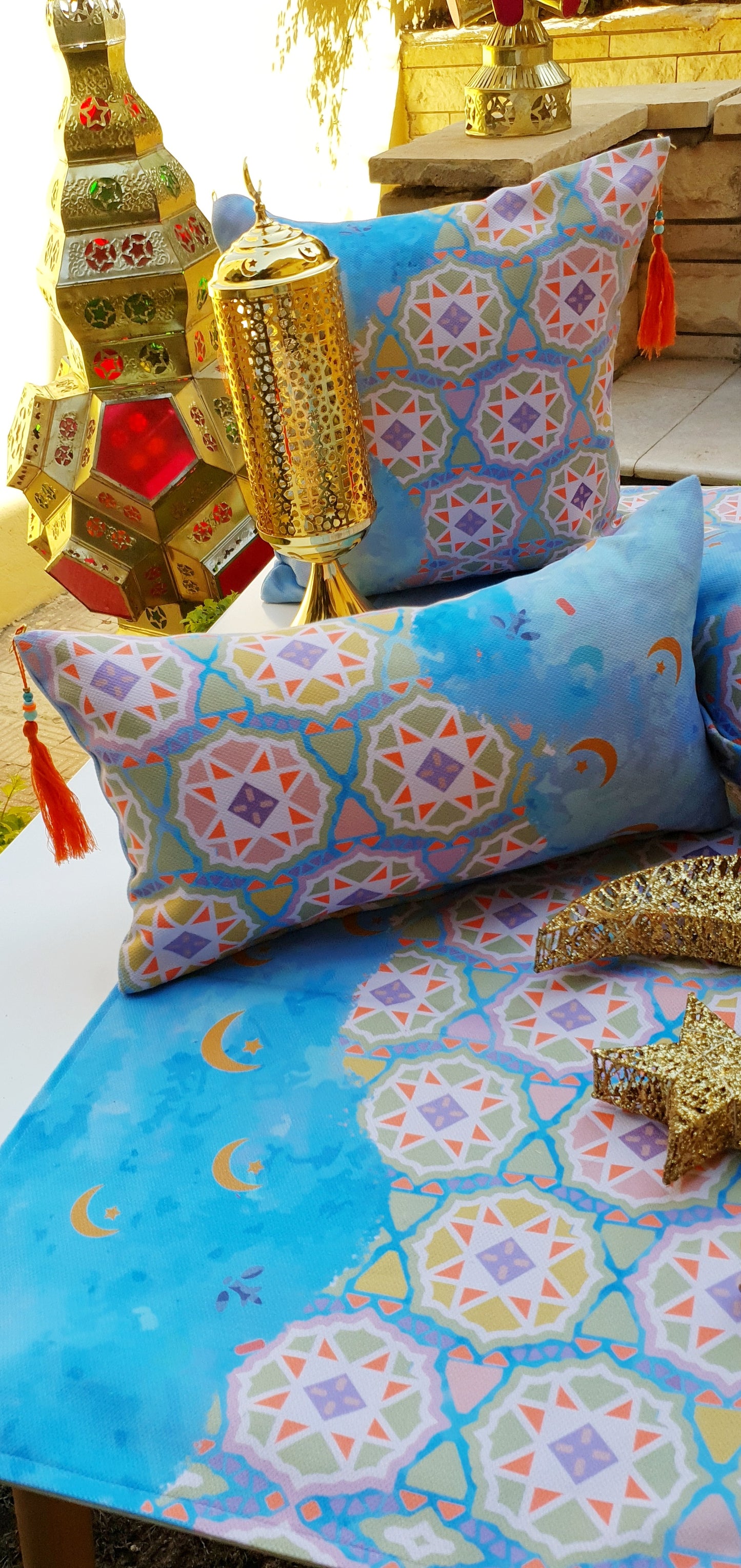 Ramadan Harmony Rectangle Cushion