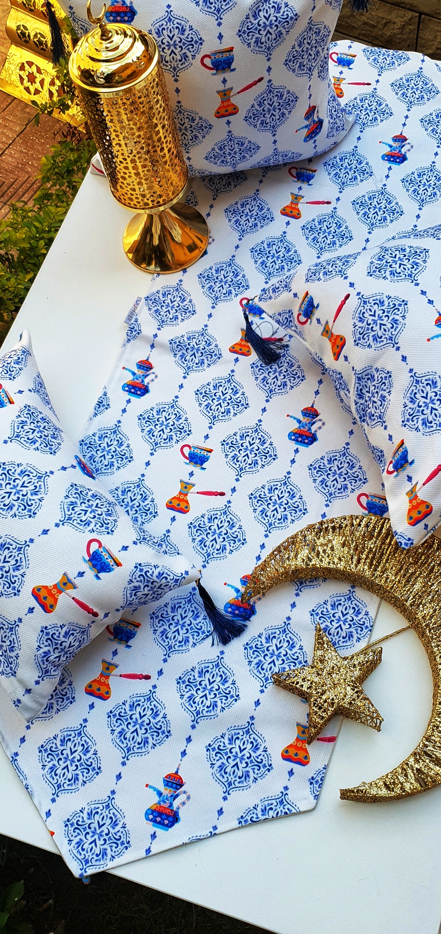 Qahwa Arabia Ramadan Rectangle Cushion
