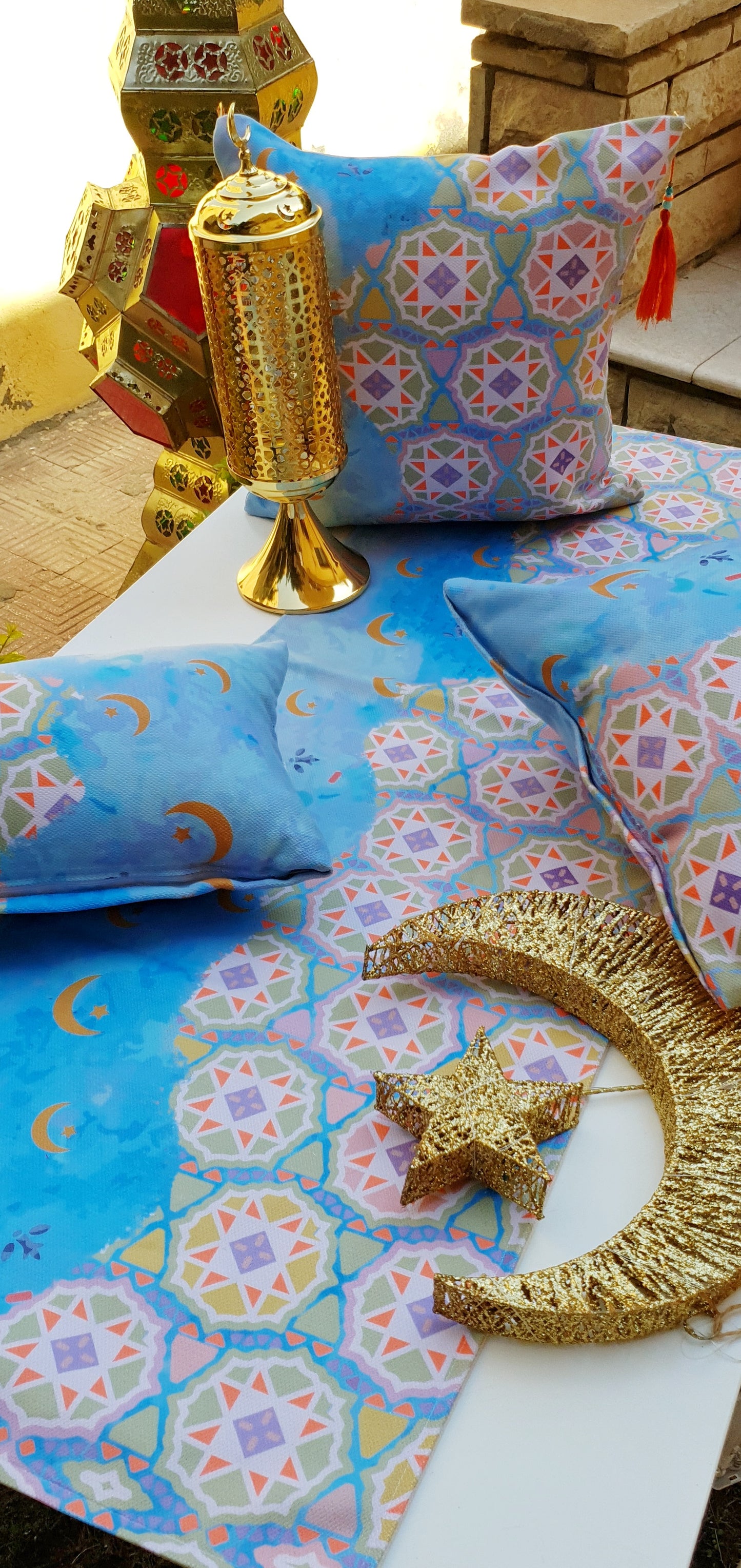 Ramadan Harmony Rectangle Cushion