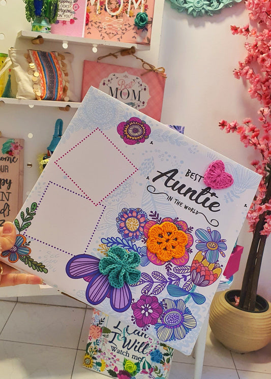 Best Auntie  White Floral  With Pictures