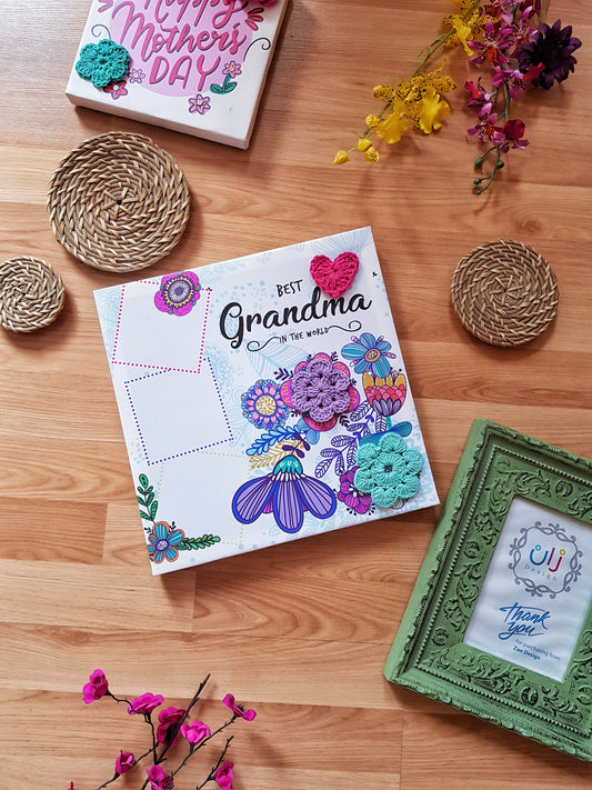 Best Grandma  White Floral  With Pictures