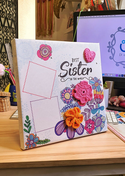 Best Sister  White Floral  With Pictures