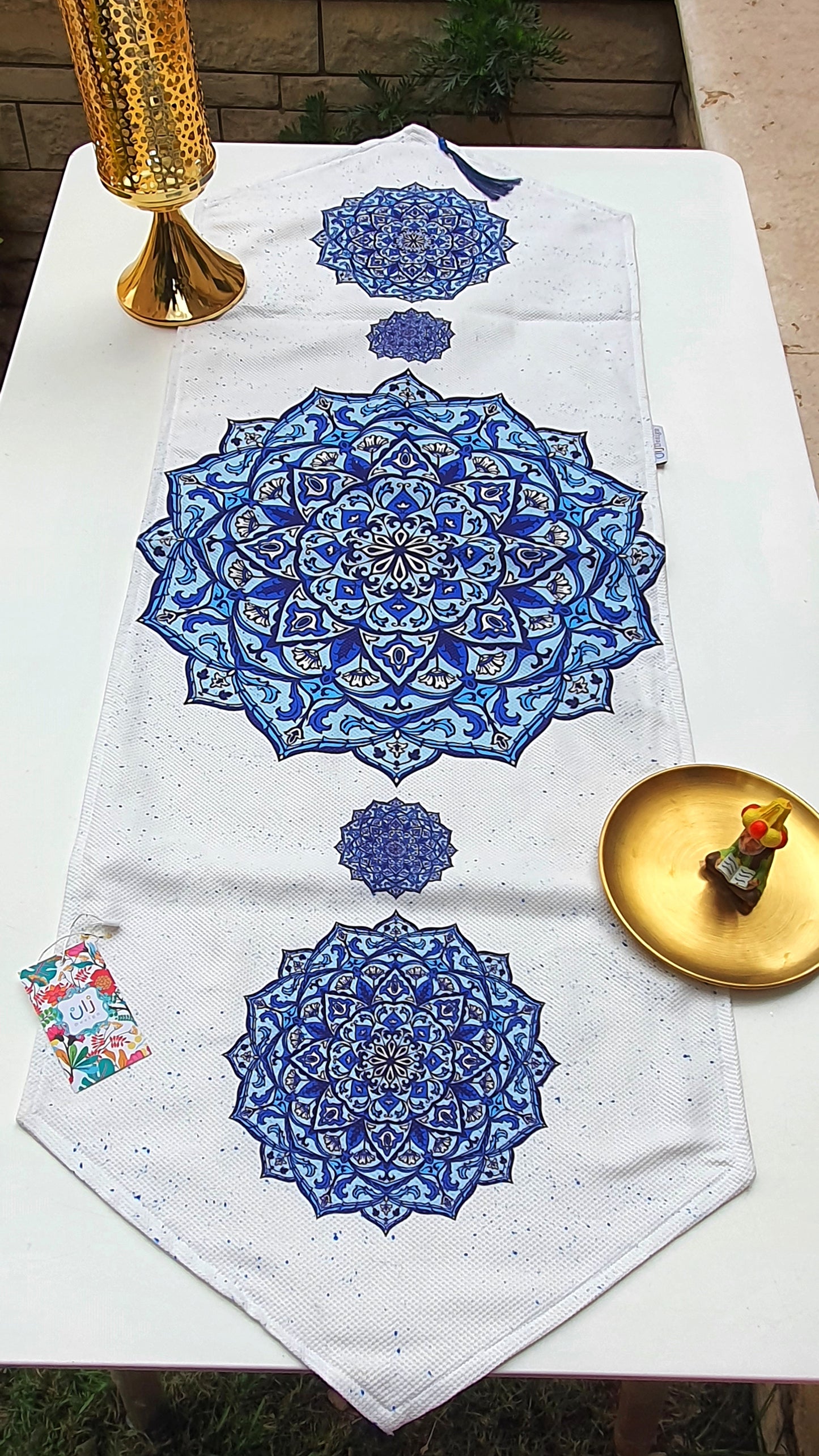 Blue Mandala Runner