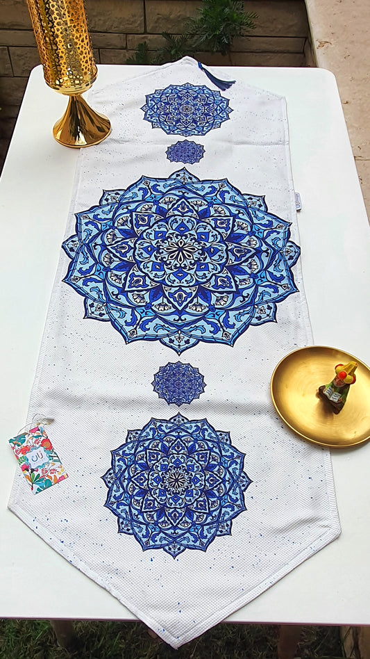 Blue Mandala Runner