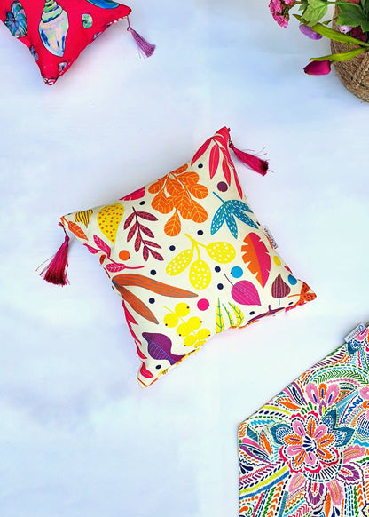 Festive Autumn Square Cushion