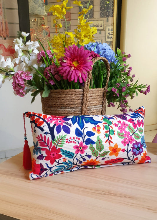 Floral Paradise Rectangle Cushion