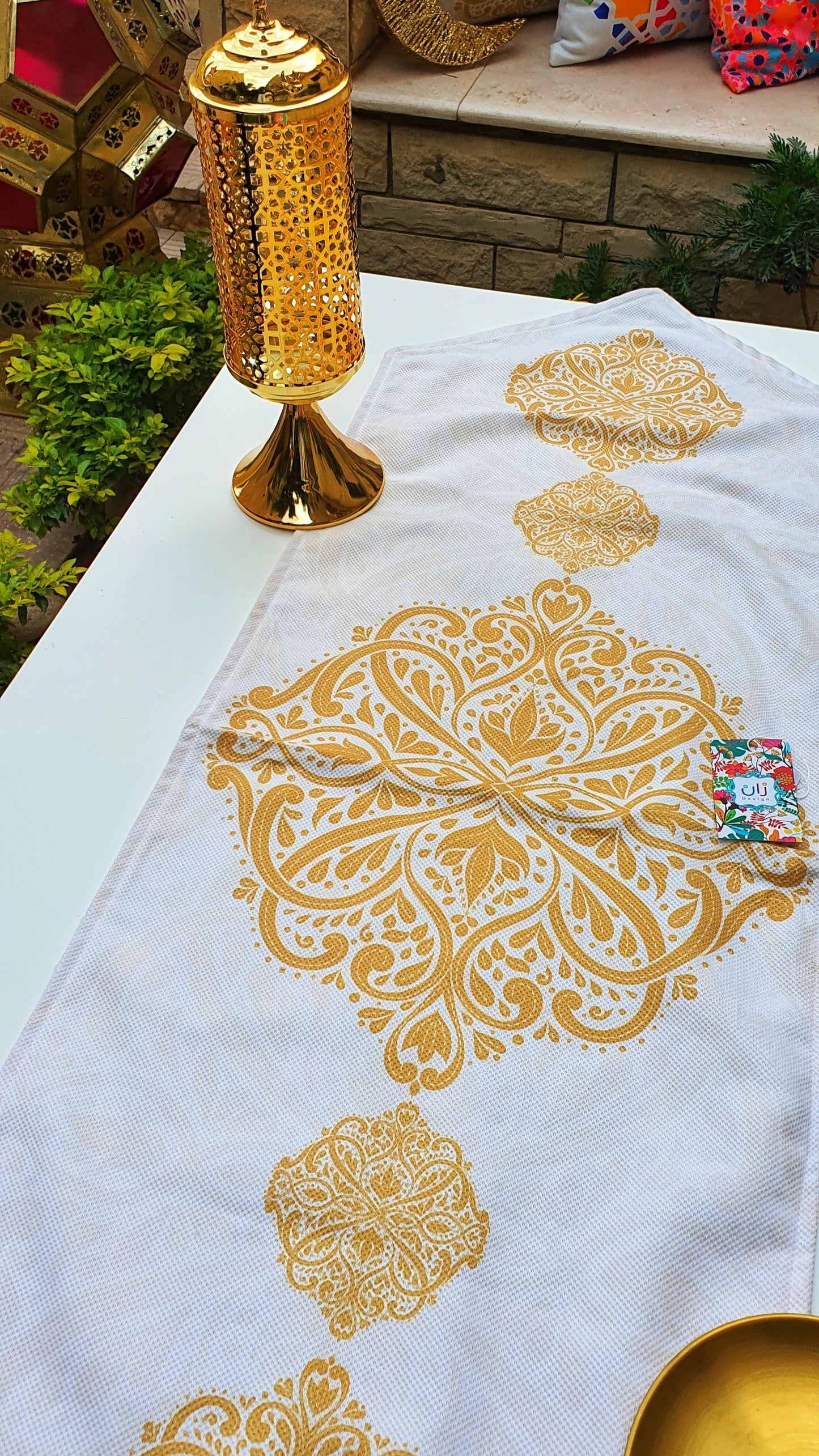 Golden Mandala Runner