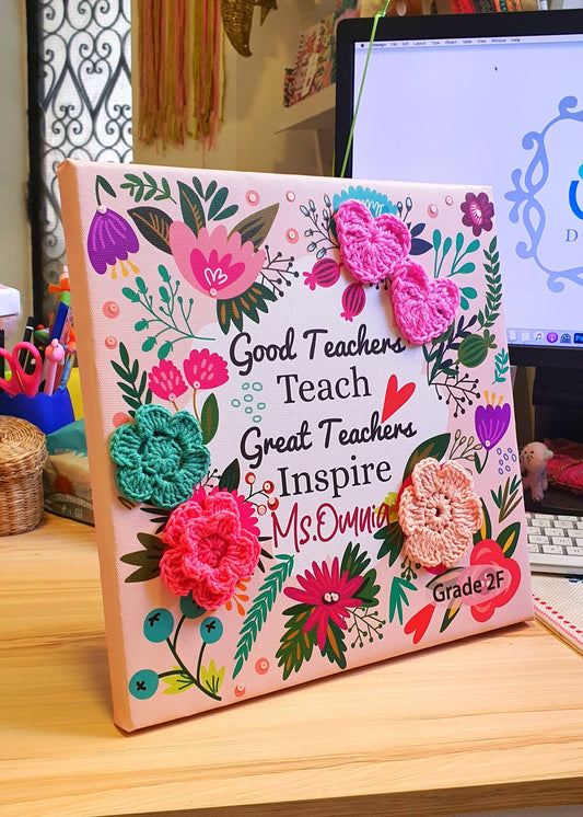 Good Teachers Teach, Great Teachers Inspire Customizable