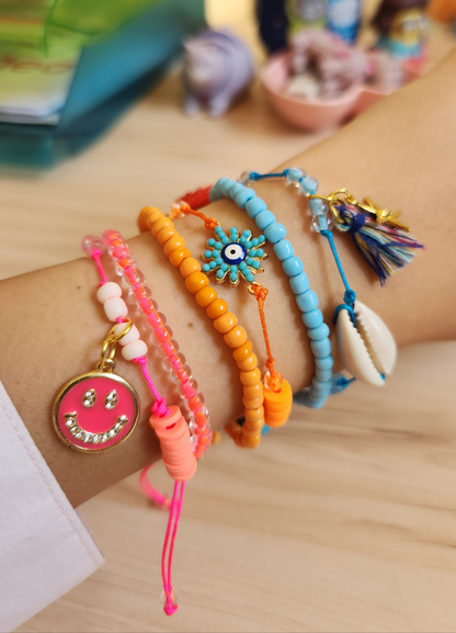 Orange Fiesta Double Bracelet
