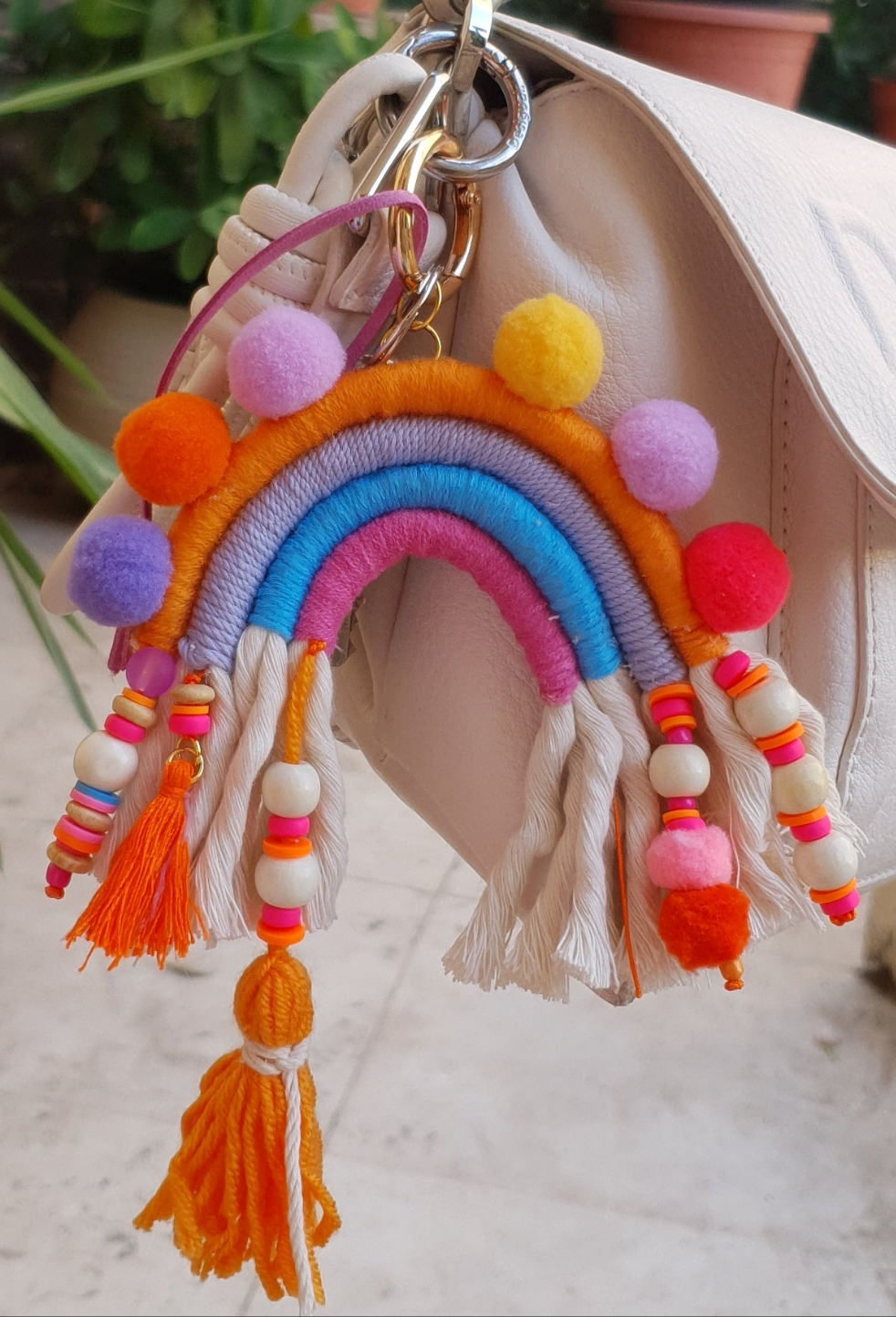 Popsy Charm - Orange×Purple Rainbow