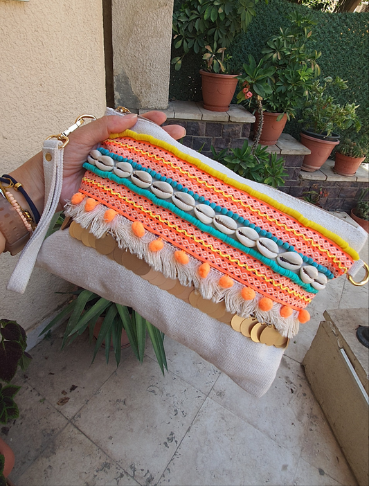 Hand clutch Sun & Sand