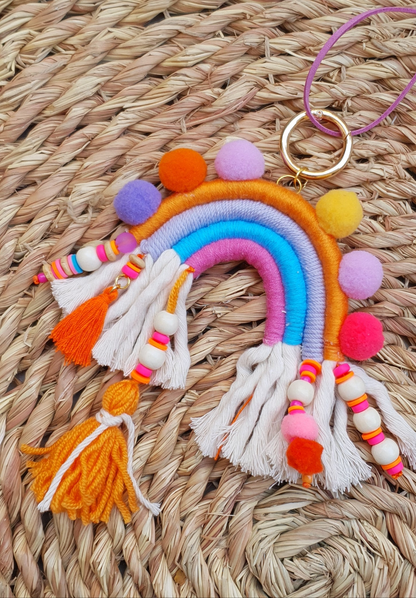 Popsy Charm - Orange×Purple Rainbow