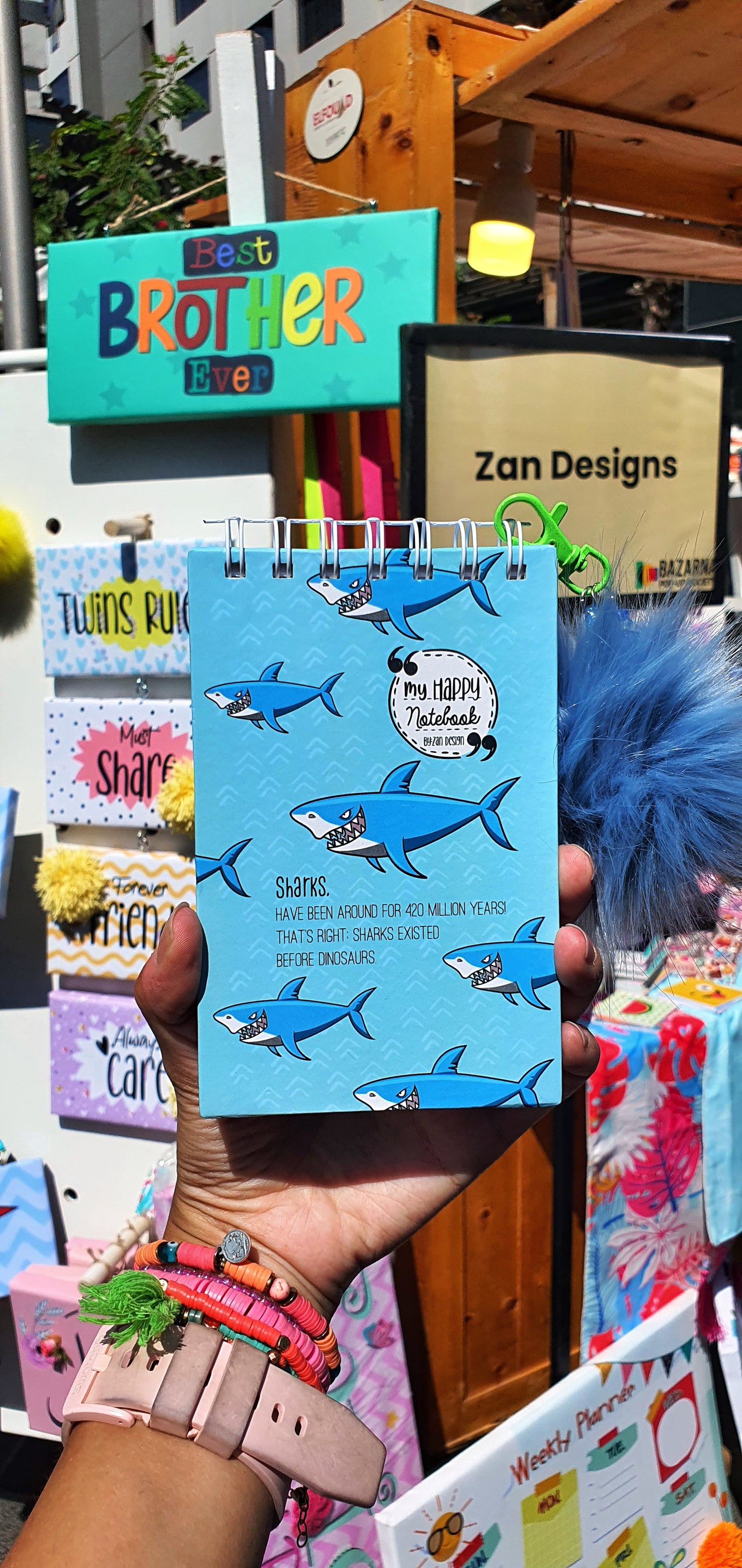 My Happy Notebook A6 - Sharks