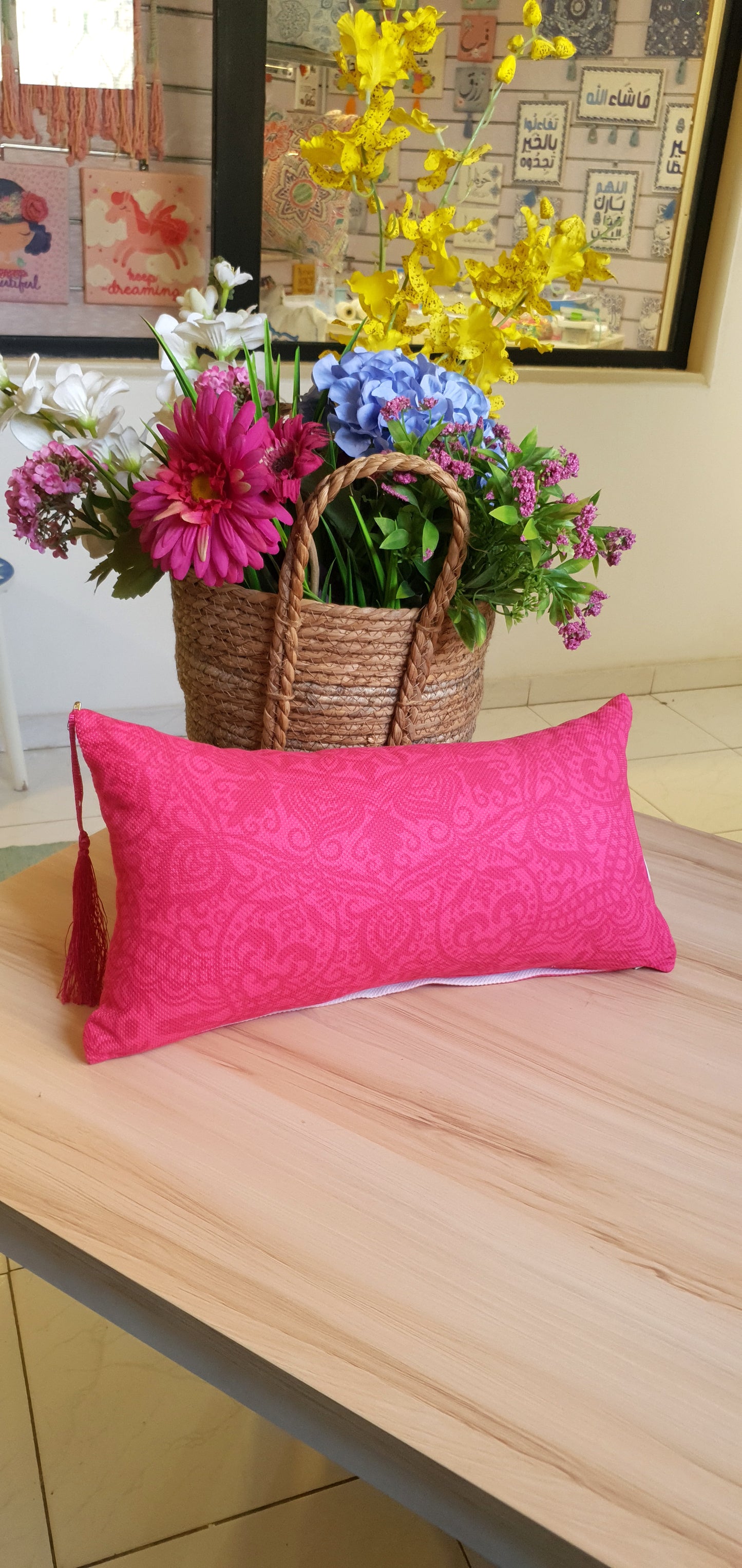 Pink Sensation Rectangle Cushion