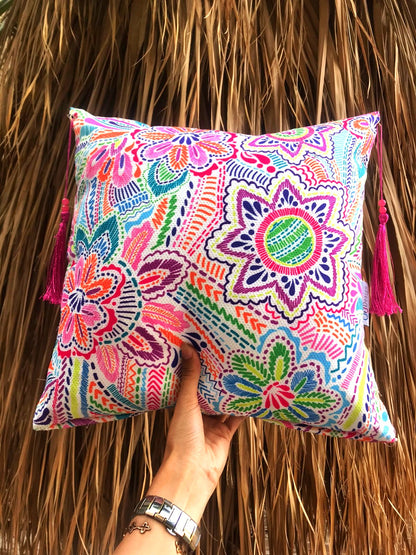 Summer Colors Square Cushion