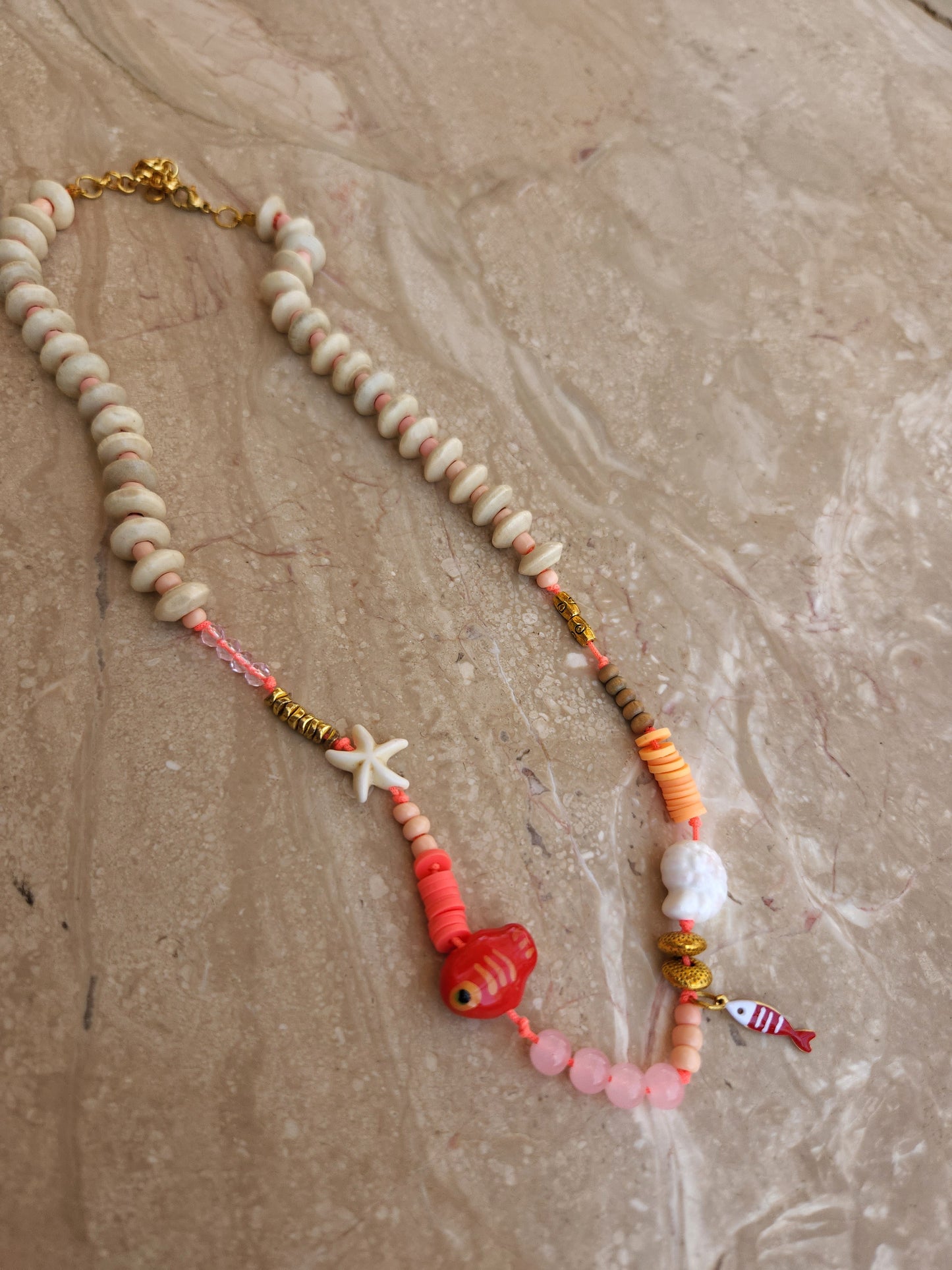 Red Fish Necklace