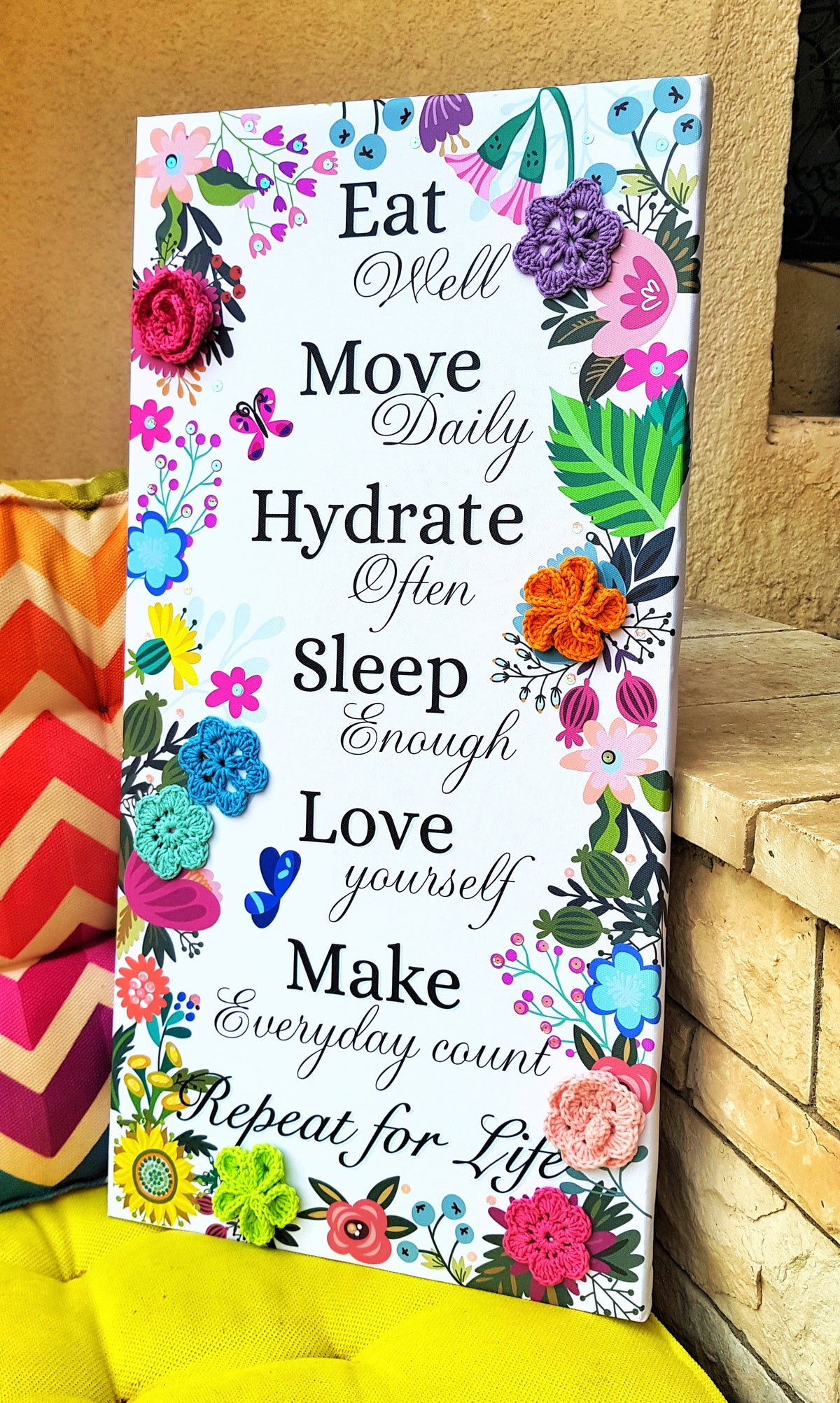 Wellness Quote Wallart