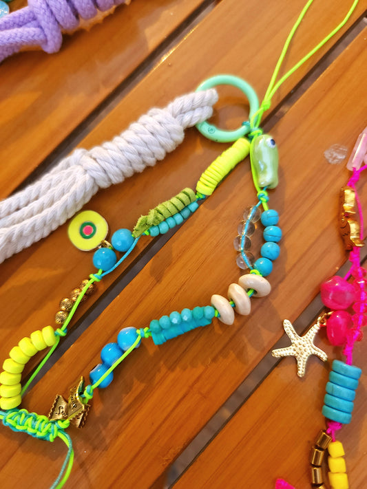 Greenie Swim Short Mobile Chain/Charm