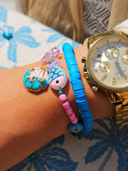 Ocean Blues Double Bracelet