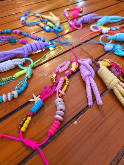Pinky Fin Short Mobile Chain/Charm