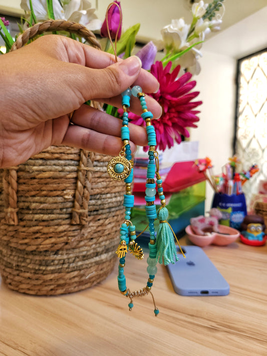 Jade Mystique Short Mobile Chain