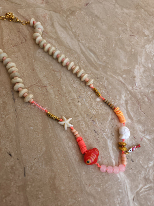 Red Fish Necklace