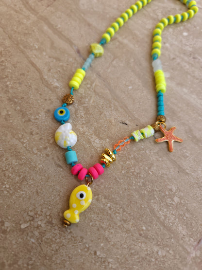 Yello Fish Necklace