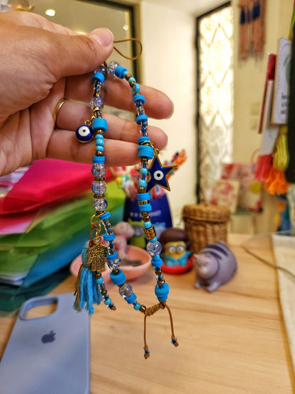 Oriental Azure Short Mobile Chain